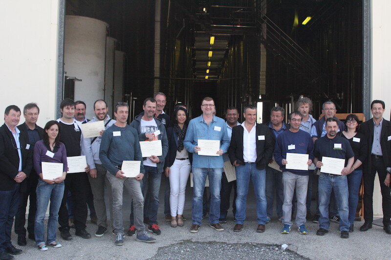 Les Cavistes des Caves Coopératives à l'Honneur