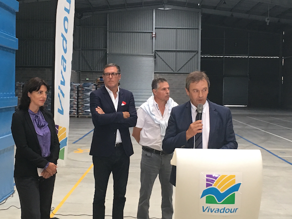 Agrandissement de l'usine semences de Riscle