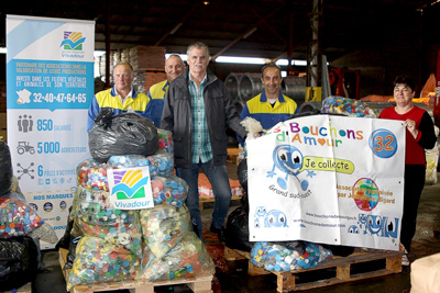 Vivadour engagé auprès des Bouchons d'Amour